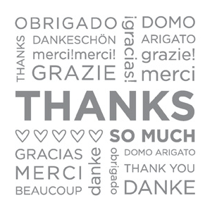 So Many Thanks Stamp